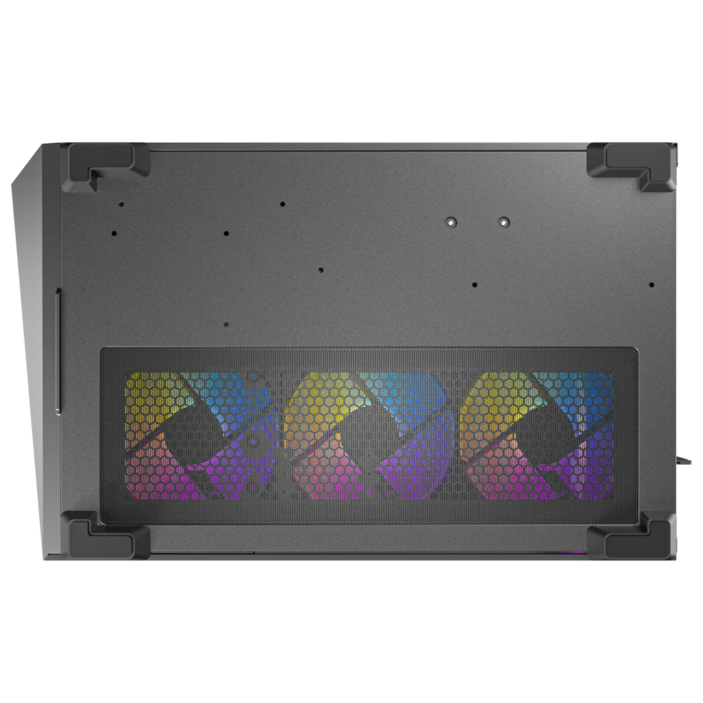 Antec C5 PC case, Midi-Tower, ATX, RGB, Tempered Glass - black : image 12