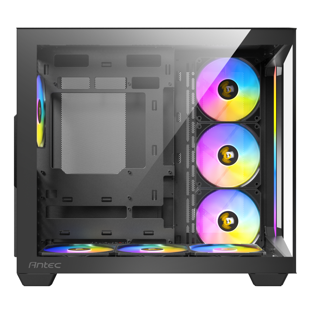 Antec C5 PC case, Midi-Tower, ATX, RGB, Tempered Glass - black : image 10