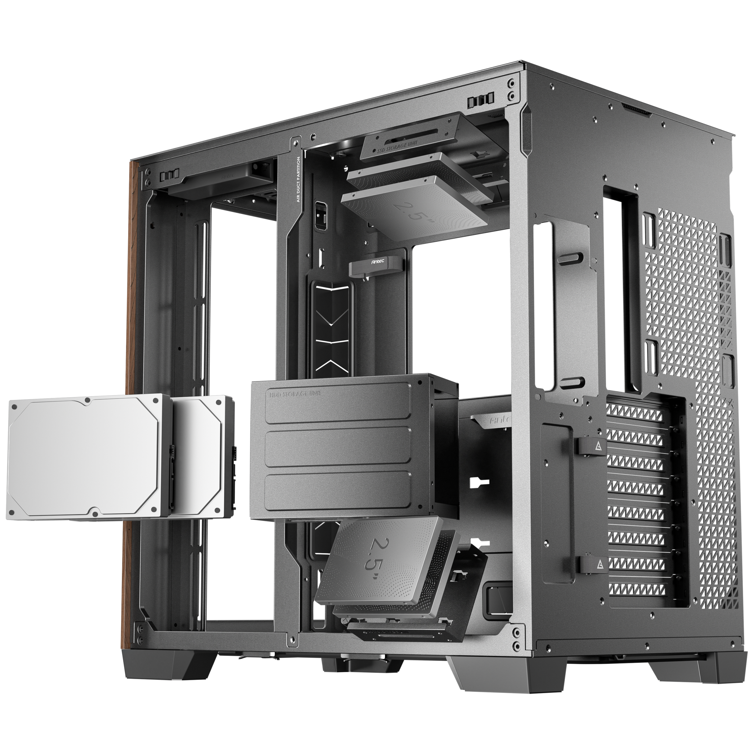 Antec C8 case, full tower, ATX, tempered glass - black