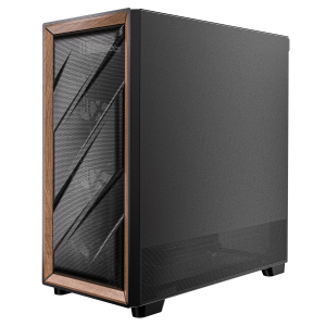 Antec Flux PC case, midi tower, E-ATX, tempered glass black