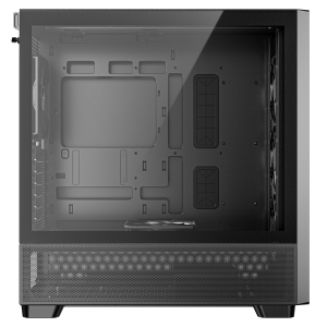 Antec Flux PC case, midi tower, E-ATX, tempered glass black