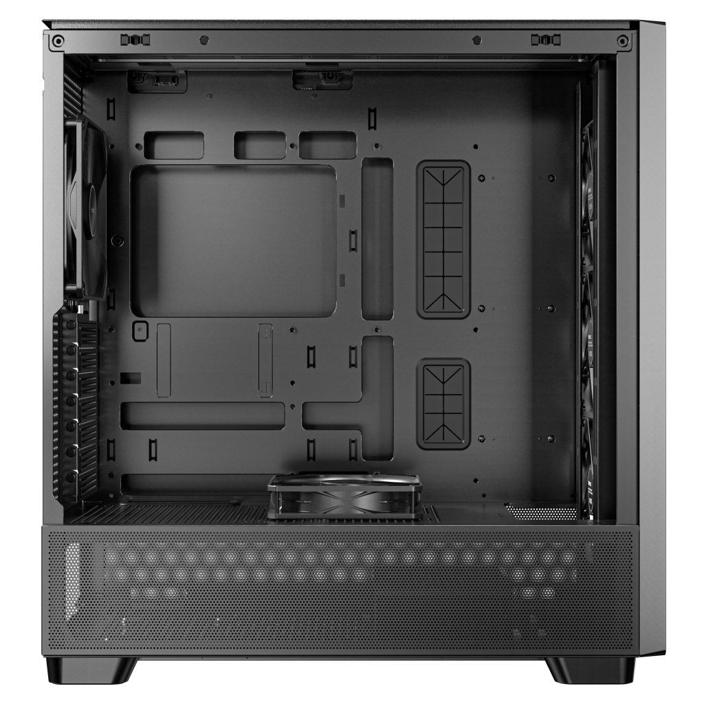 Antec Flux PC case, midi tower, E-ATX, tempered glass black