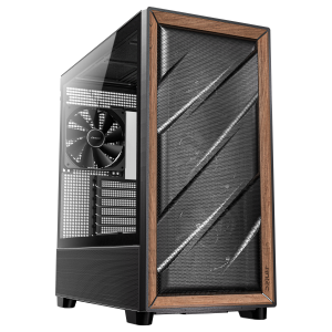 Antec Flux PC case, midi tower, E-ATX, tempered glass black