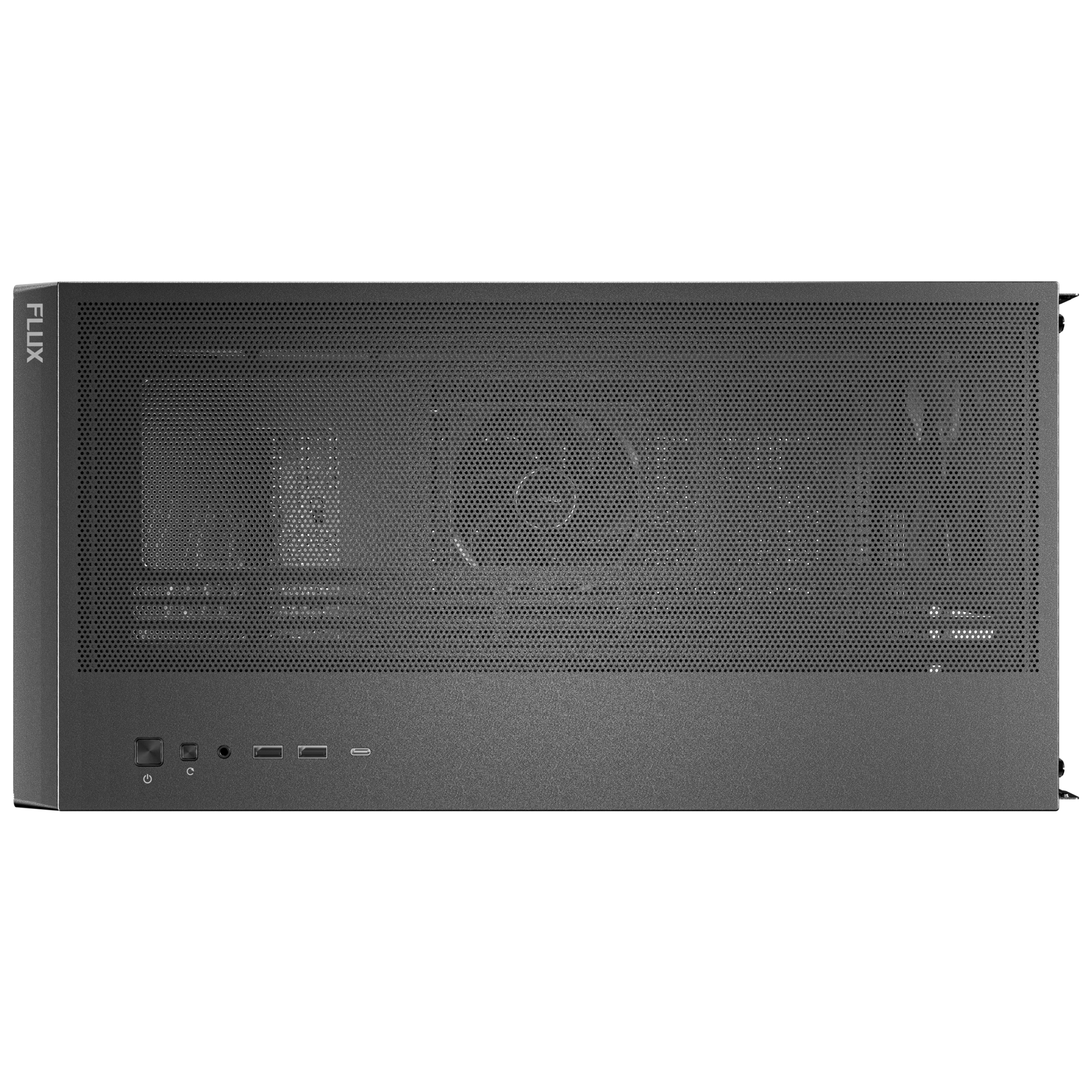 Antec Flux PC case, midi tower, E-ATX, tempered glass black