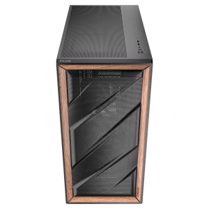 Antec Flux PC case, midi tower, E-ATX, tempered glass black
