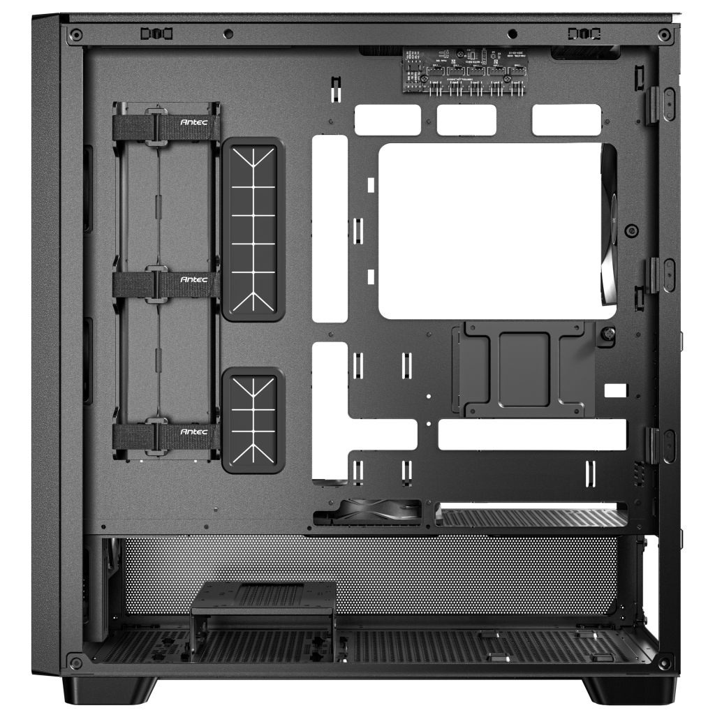 Antec Flux PC case, midi tower, E-ATX, tempered glass black