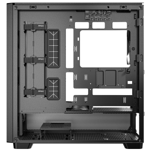 Antec Flux PC case, midi tower, E-ATX, tempered glass black