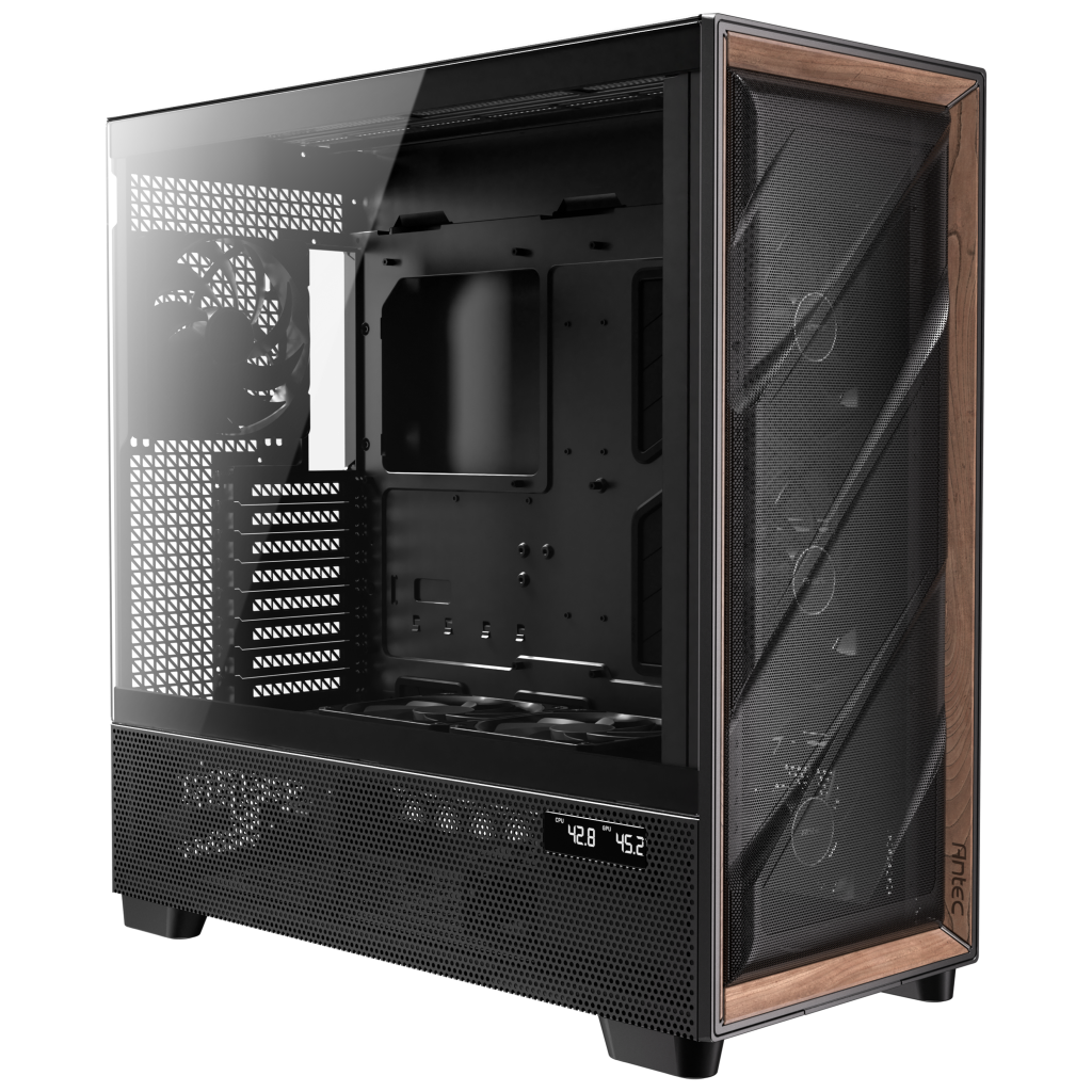 Antec Flux Pro PC case, full tower, E-ATX, tempered glass black