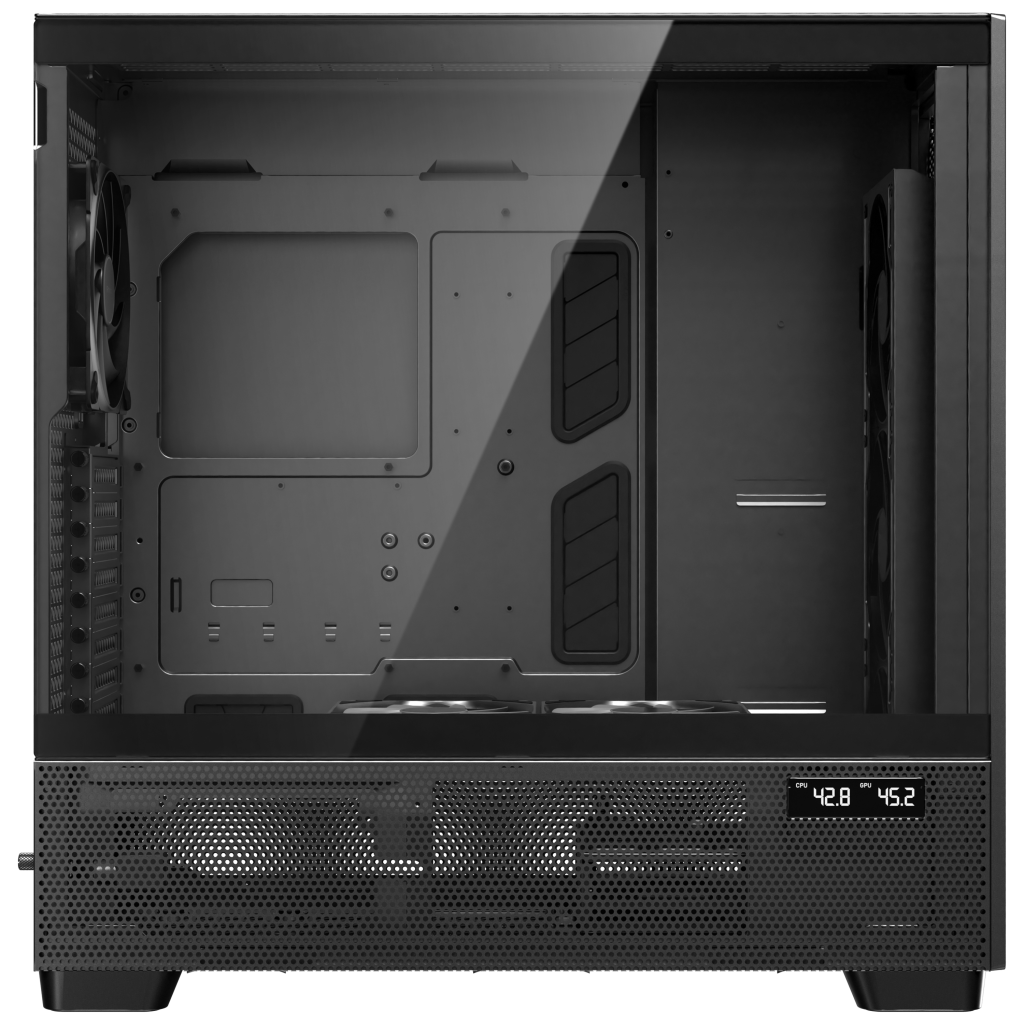 Antec Flux Pro PC case, full tower, E-ATX, tempered glass black