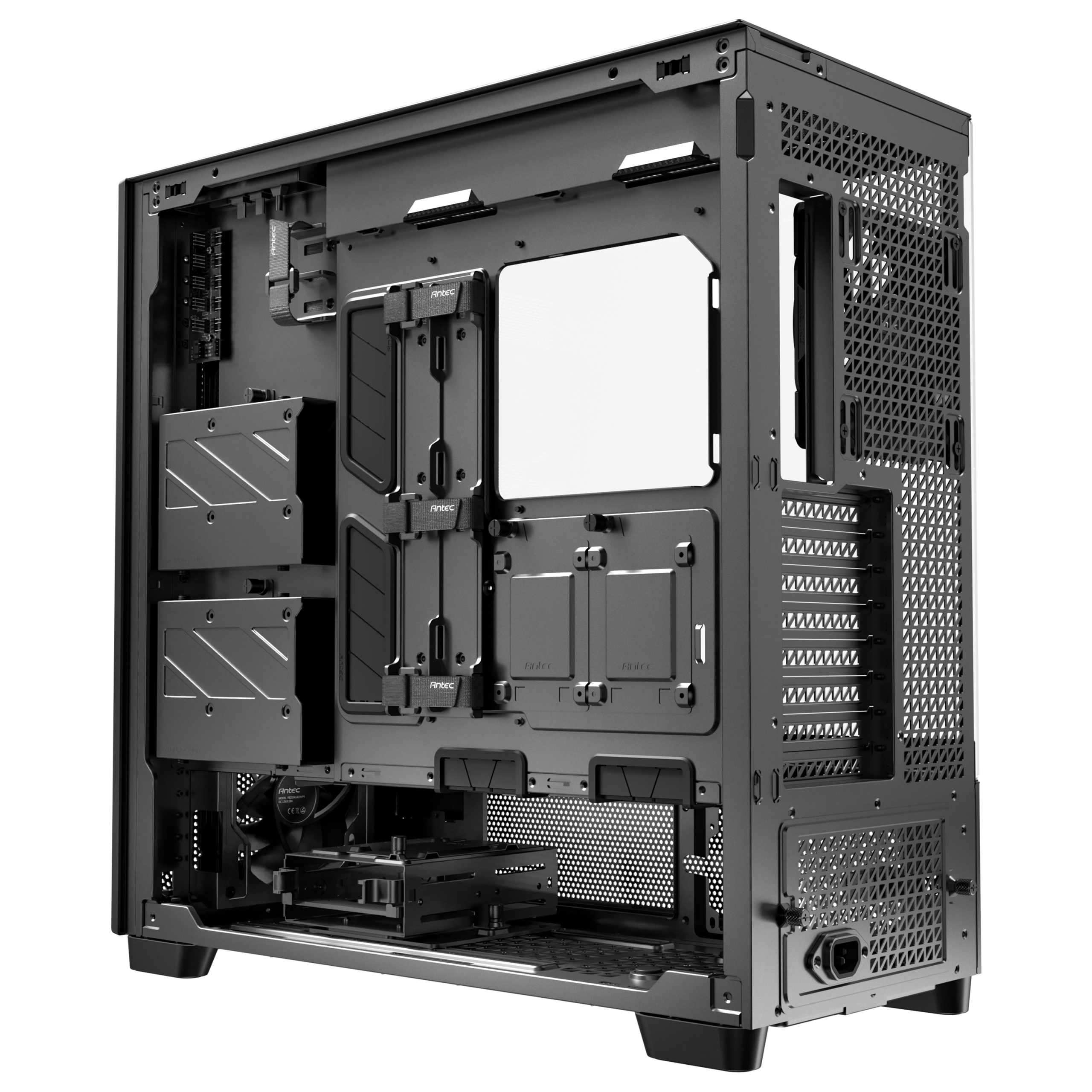 Antec Flux Pro PC case, full tower, E-ATX, tempered glass black