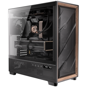 Antec Flux Pro PC case, full tower, E-ATX, tempered glass black