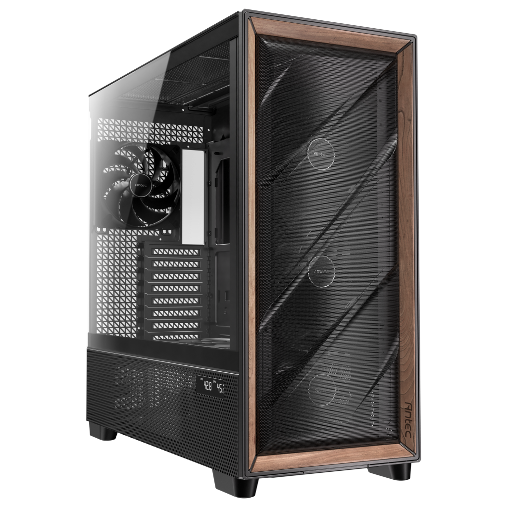 Antec Flux Pro PC case, full tower, E-ATX, tempered glass black