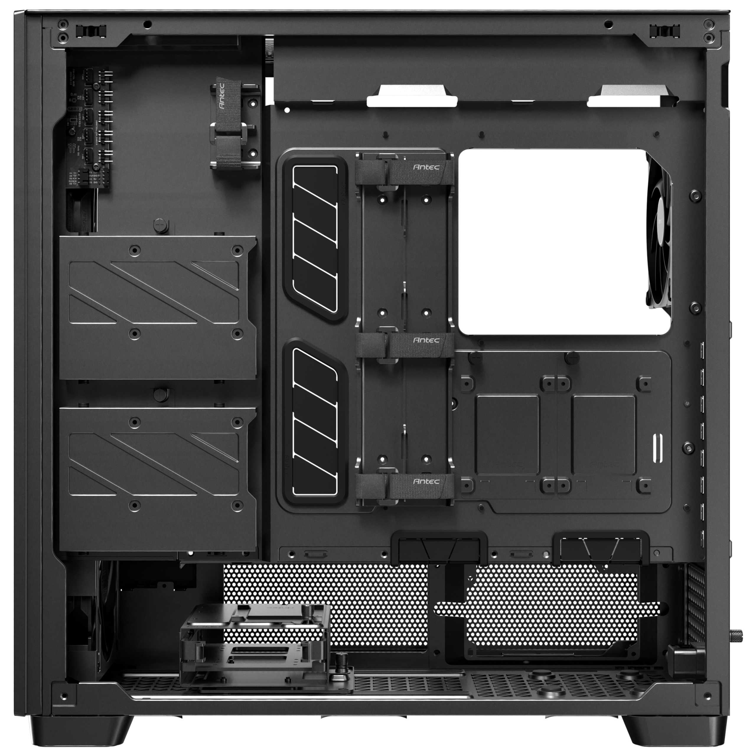 Antec Flux Pro PC case, full tower, E-ATX, tempered glass black
