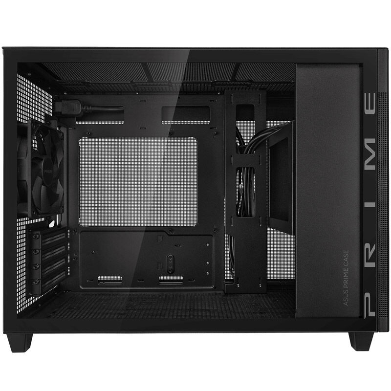 ASUS AP201 Prime case, tempered glass - black