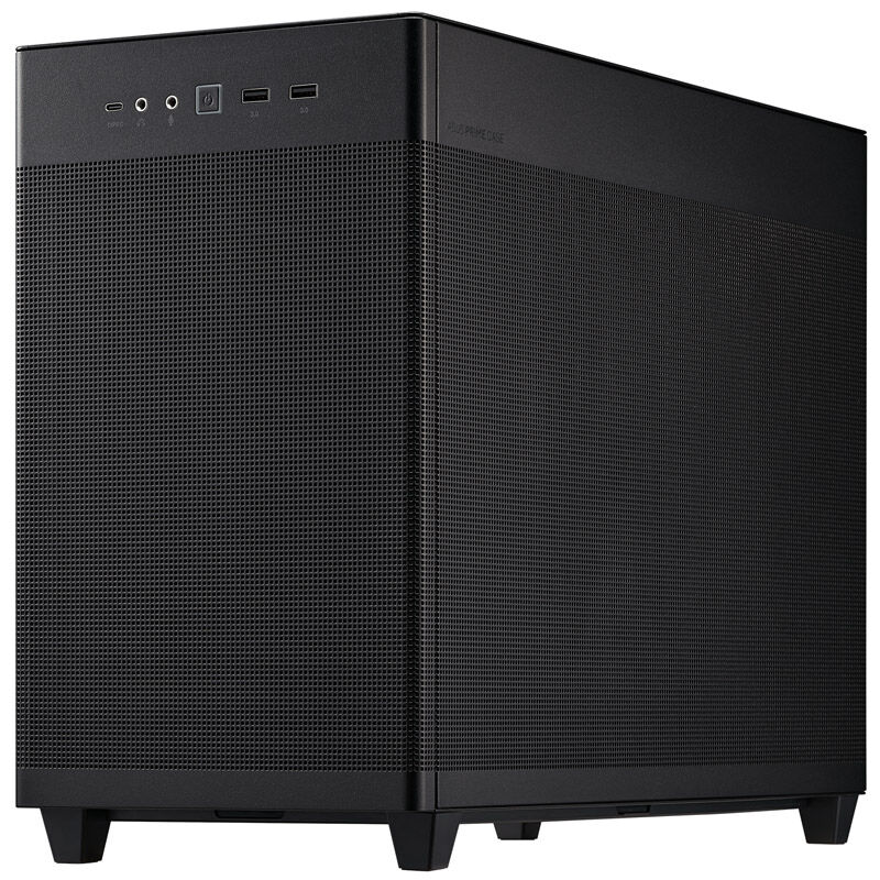 ASUS AP201 Prime case, tempered glass - black