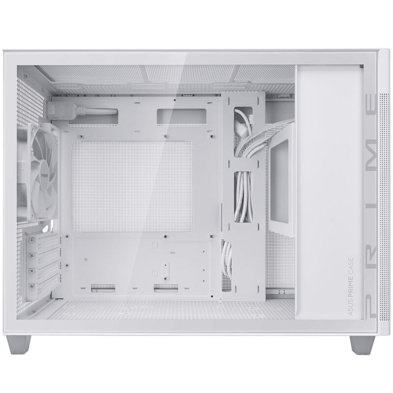 ASUS AP201 Prime case, tempered glass - white