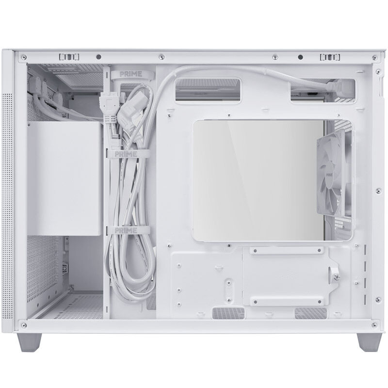 ASUS AP201 Prime case, tempered glass - white