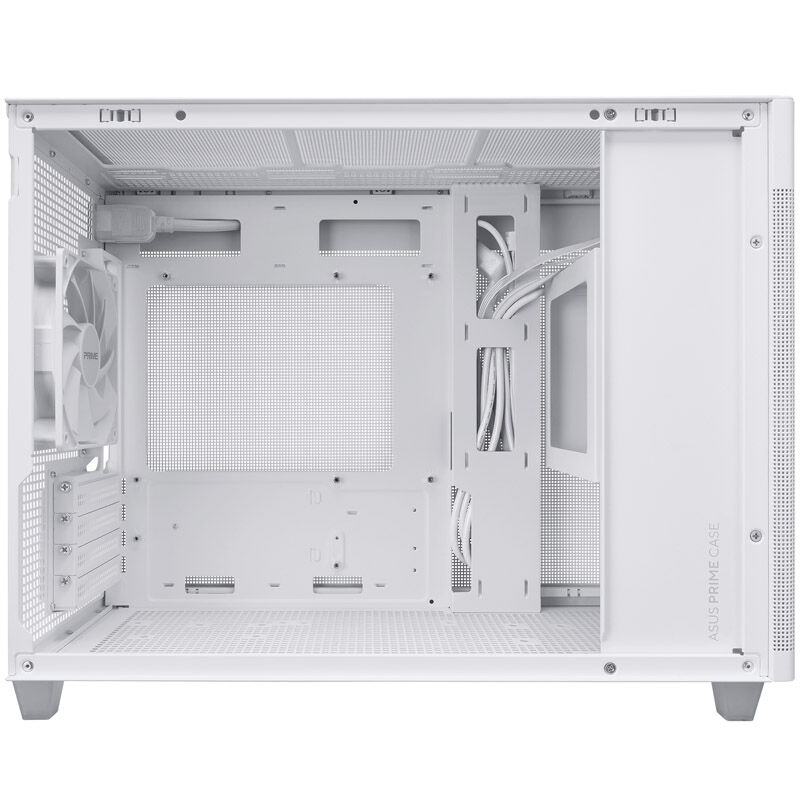 ASUS AP201 Prime case, tempered glass - white