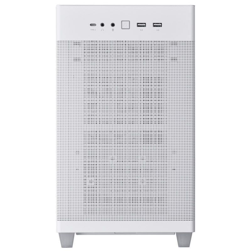 ASUS AP201 Prime case, tempered glass - white