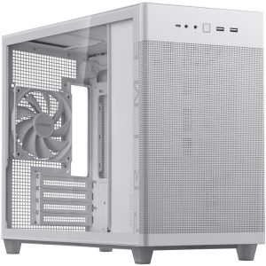 ASUS AP201 Prime case, tempered glass - white