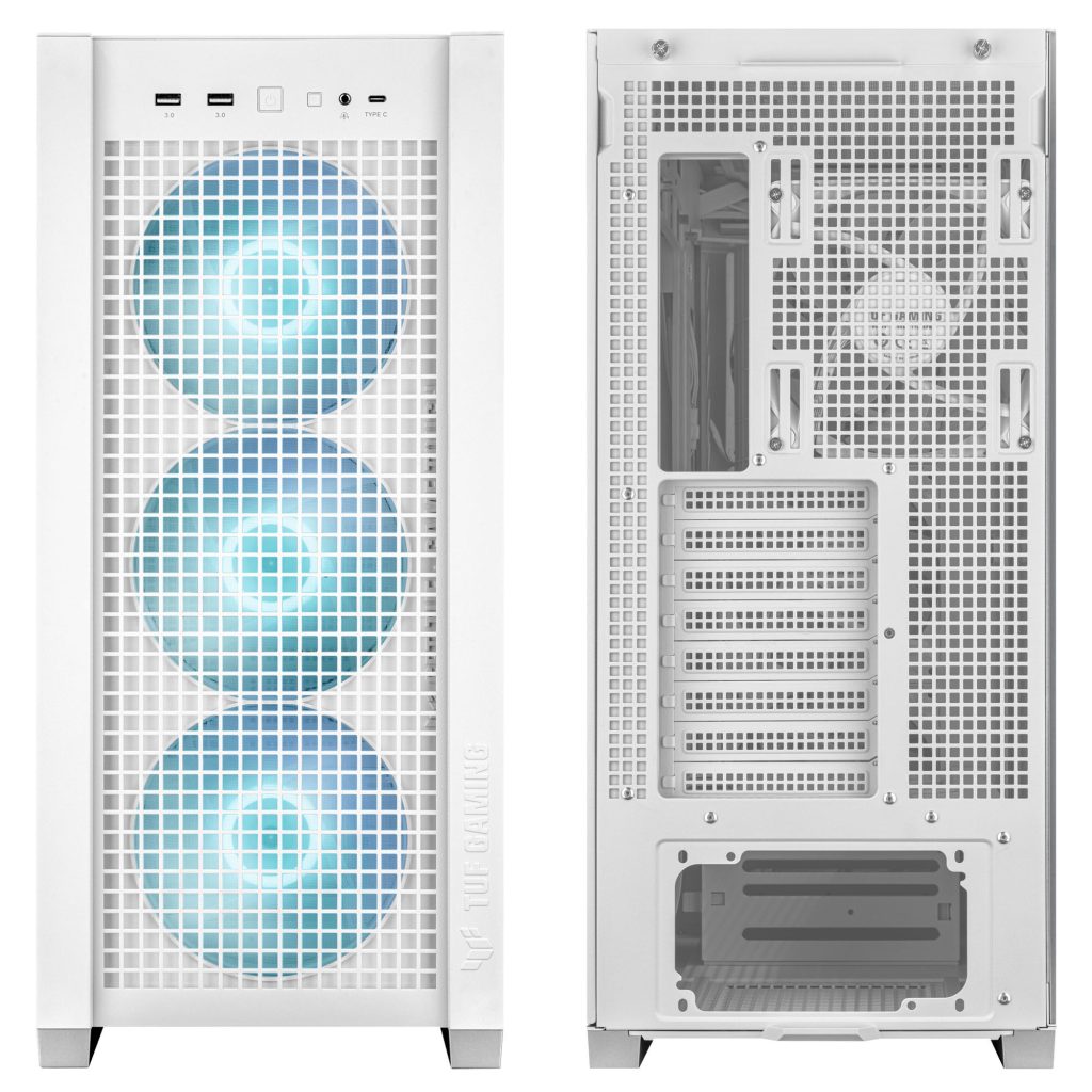 ASUS TUF Gaming GT302 TG ARGB case - white