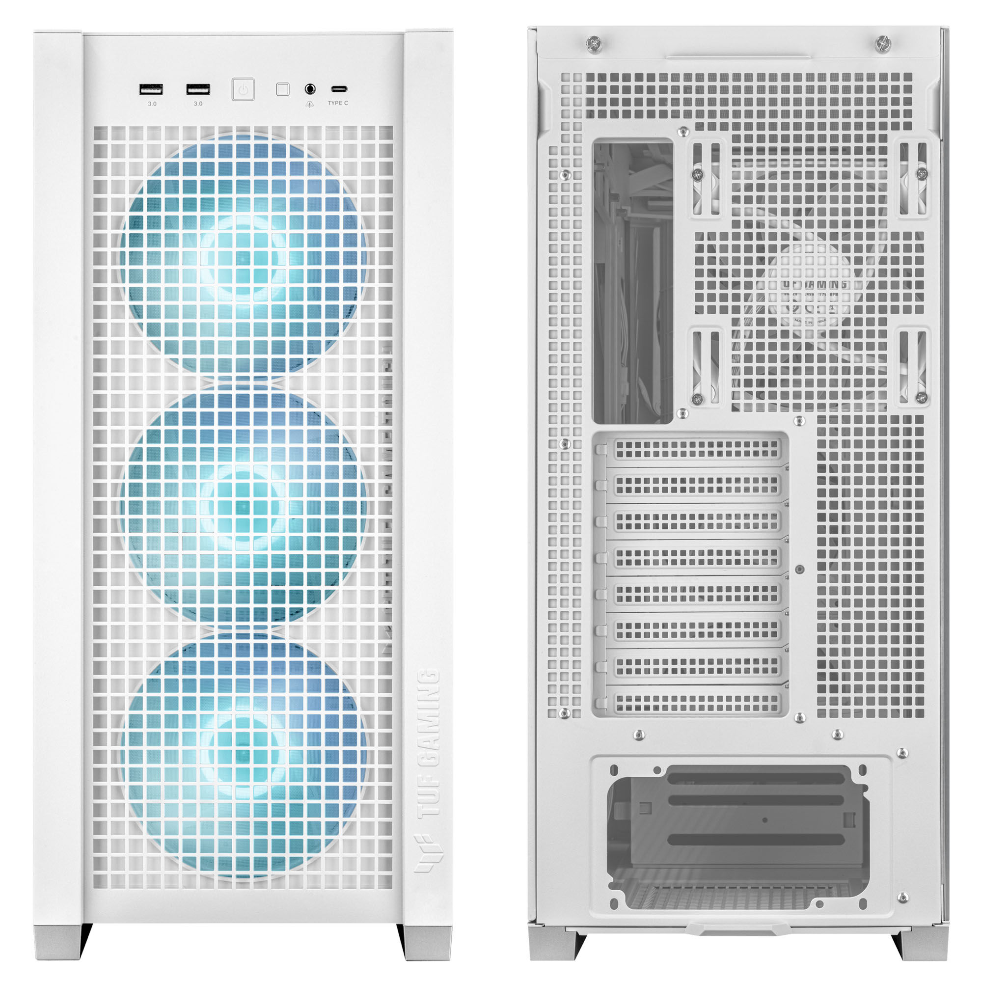 ASUS TUF Gaming GT302 TG ARGB case - white