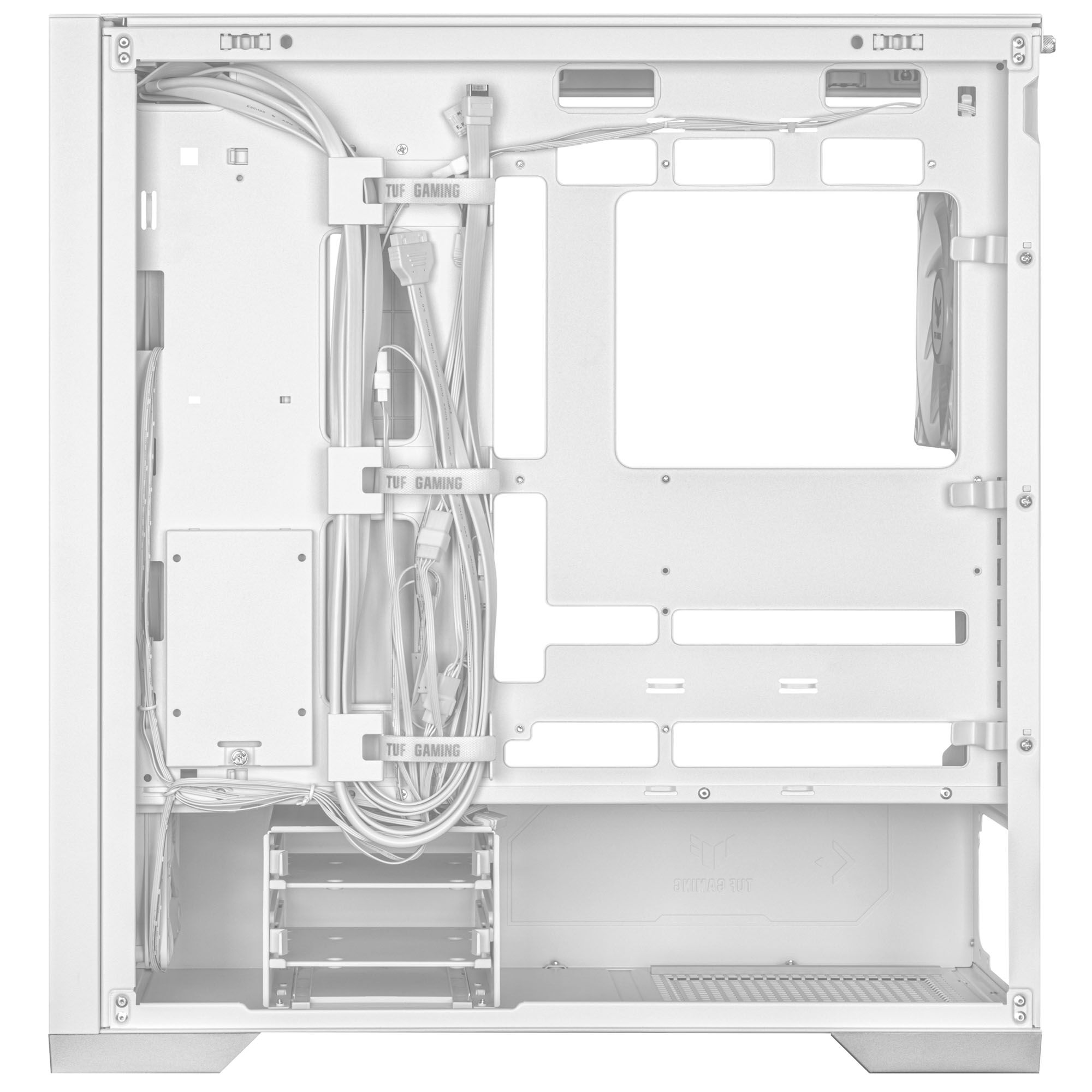 ASUS TUF Gaming GT302 TG ARGB case - white