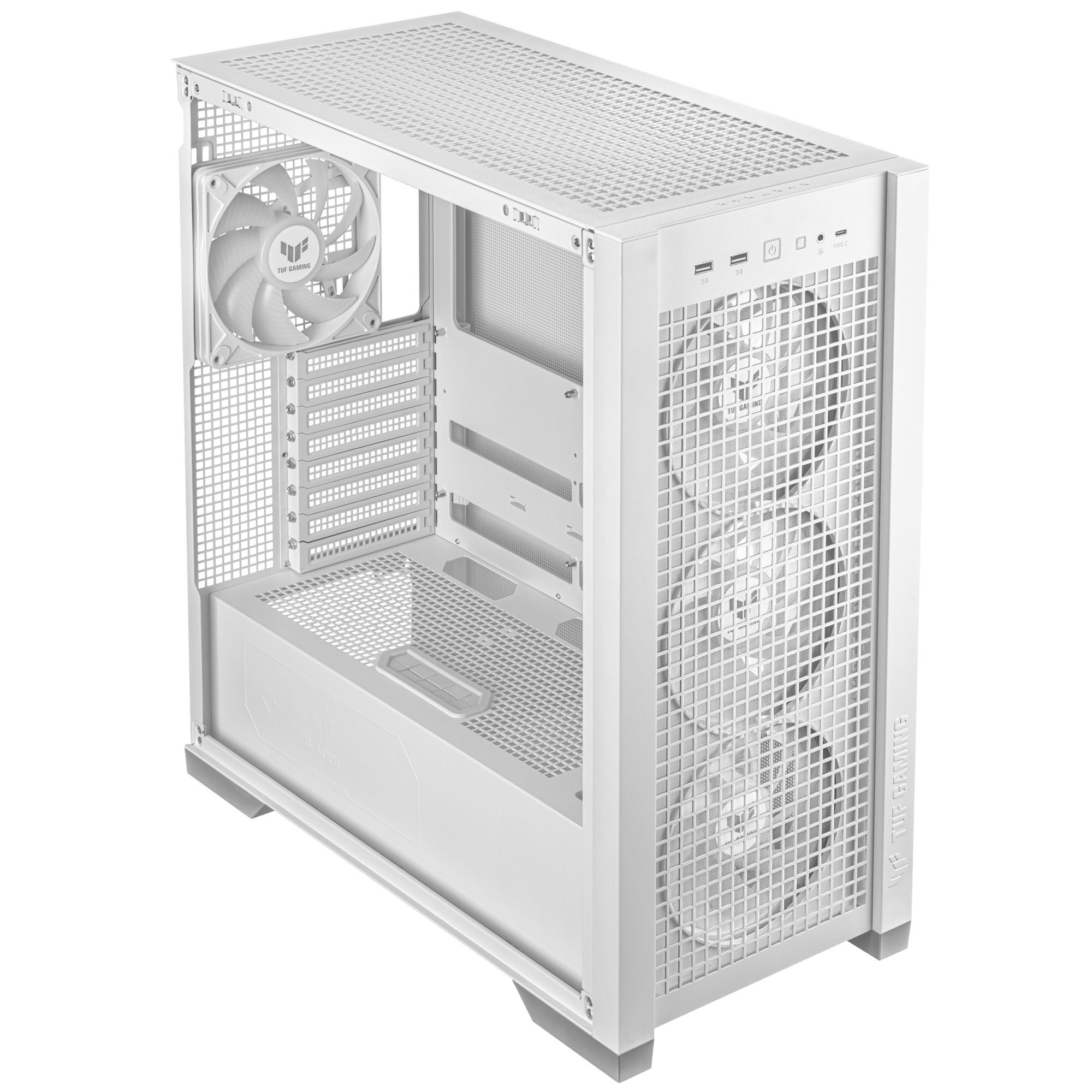 ASUS TUF Gaming GT302 TG ARGB case - white