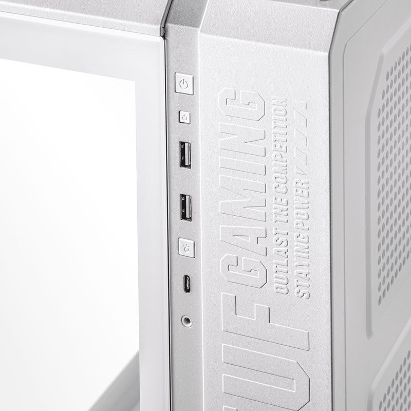 ASUS TUF Gaming GT502 Plus TG case - white
