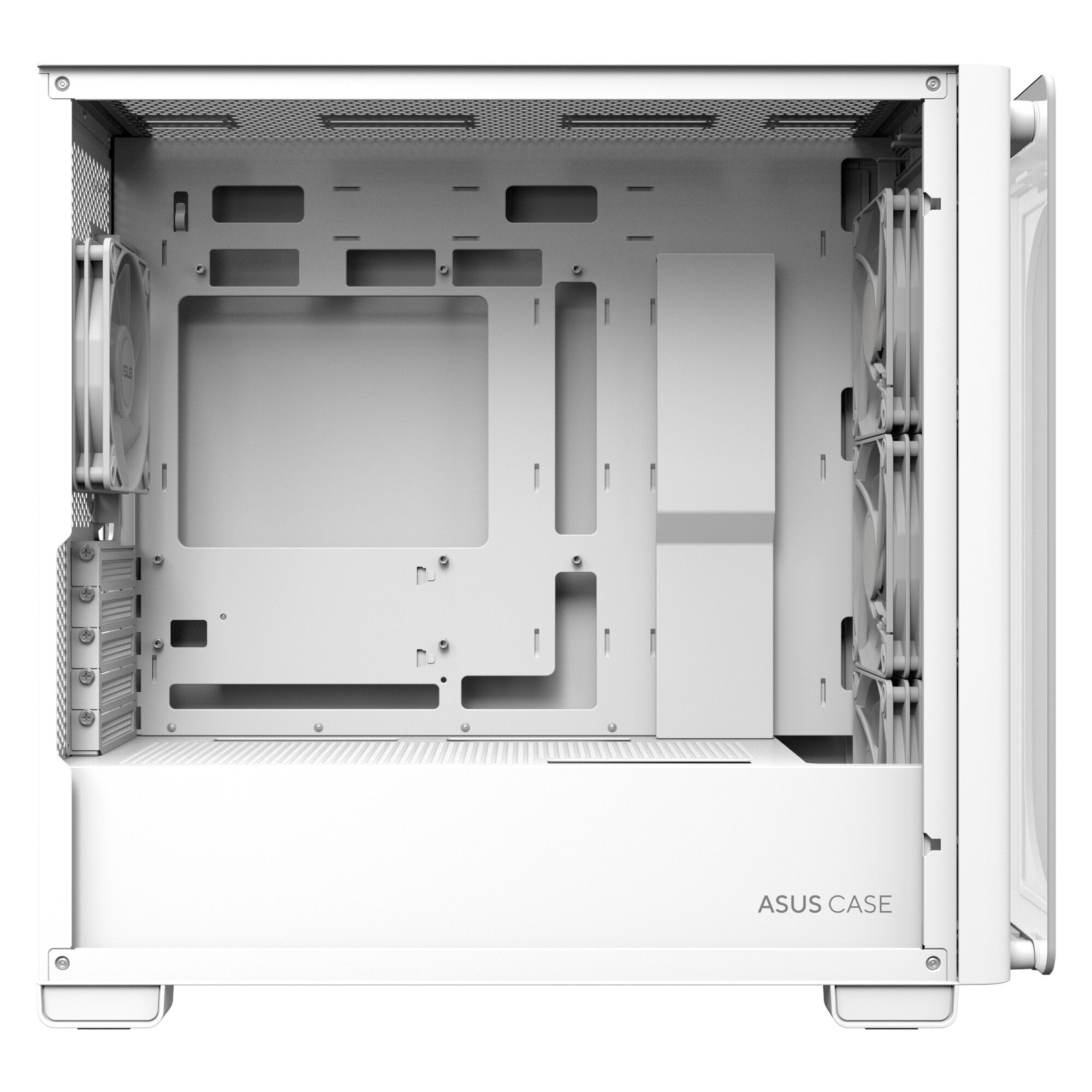ASUS A23 PLUS case, mini tower, micro-ATX, RGB, tempered glass - white : image 8
