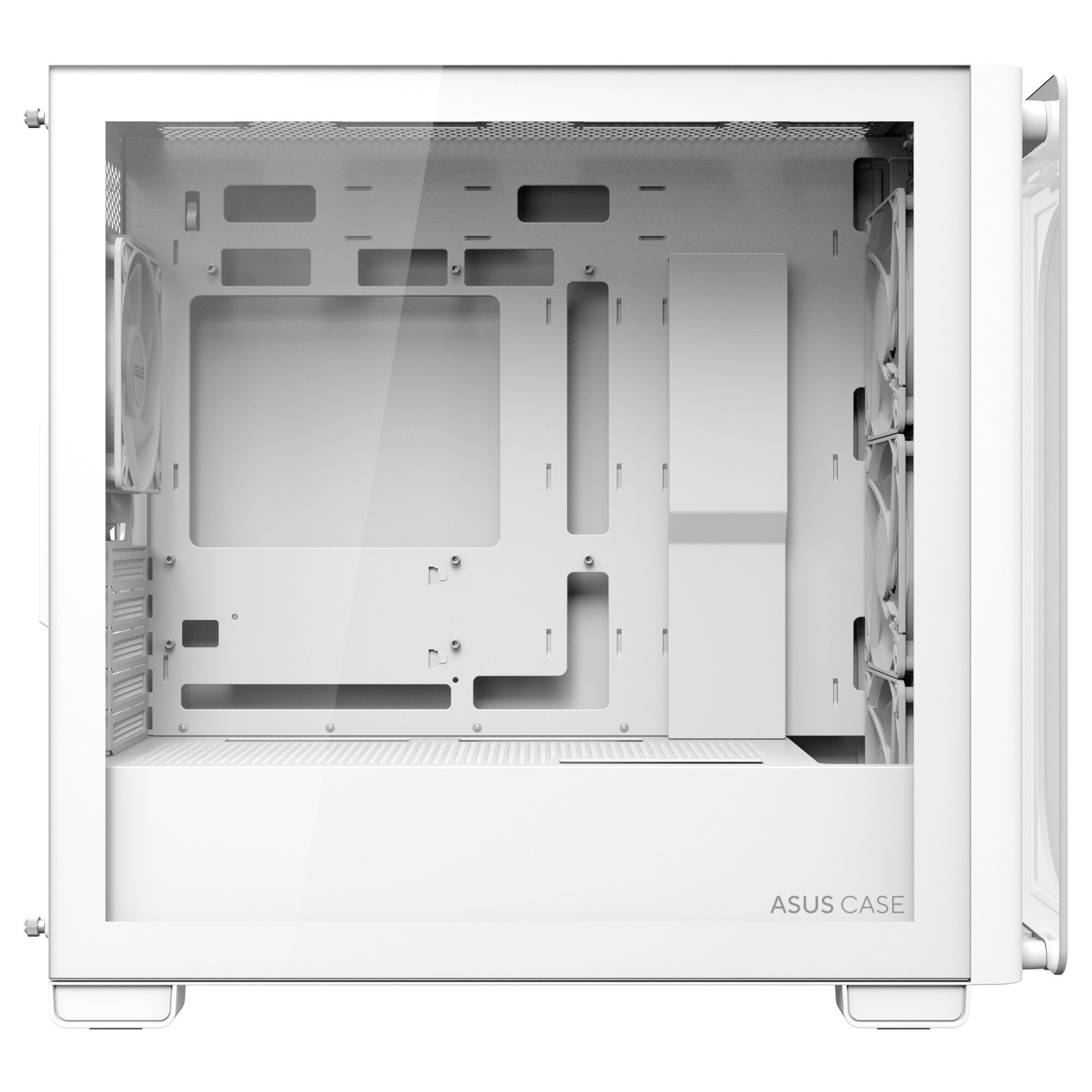 ASUS A23 PLUS case, mini tower, micro-ATX, RGB, tempered glass - white : image 9