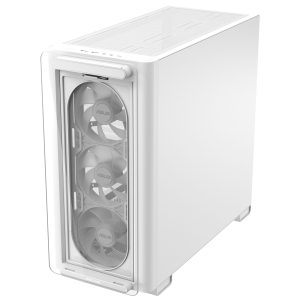 ASUS A23 PLUS case, mini tower, micro-ATX, RGB, tempered glass - white : image 3