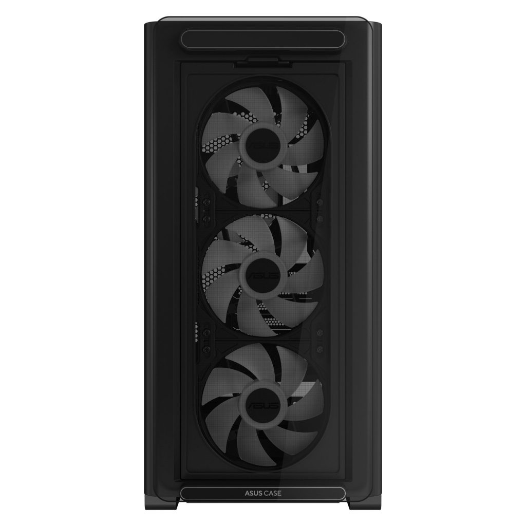ASUS A23 PLUS case, mini tower, micro-ATX, RGB, tempered glass - black
