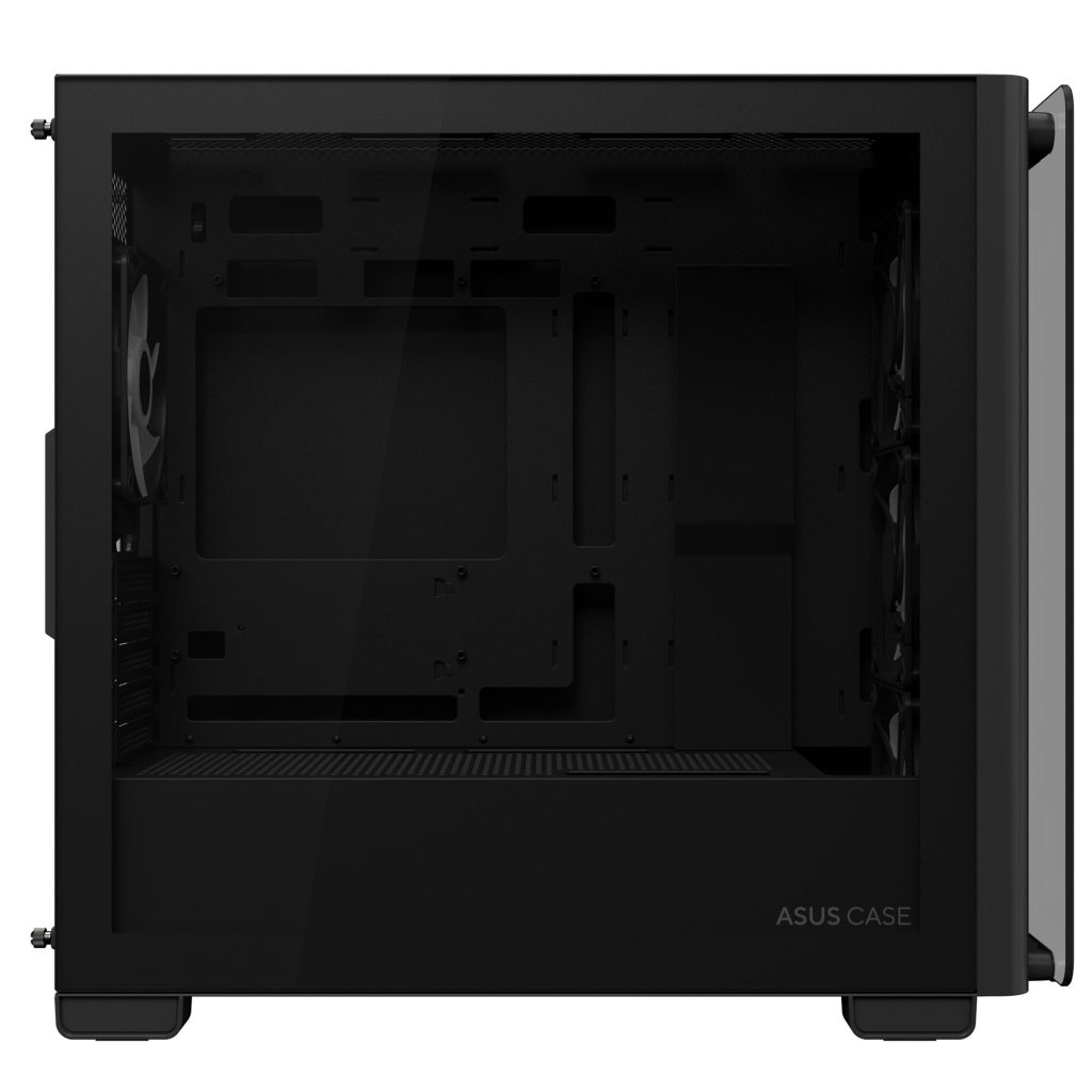 ASUS A23 PLUS case, mini tower, micro-ATX, RGB, tempered glass - black