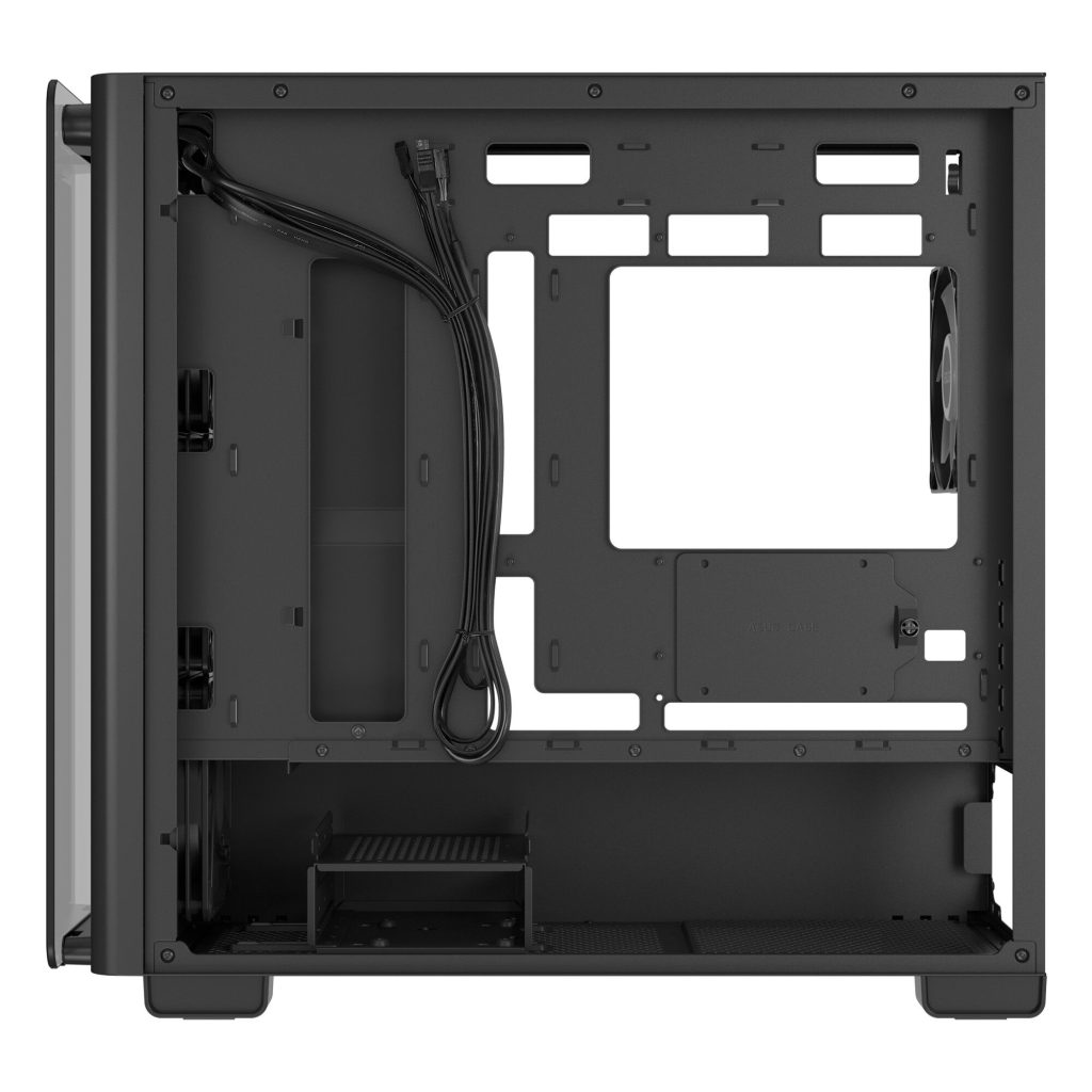 ASUS A23 PLUS case, mini tower, micro-ATX, RGB, tempered glass - black