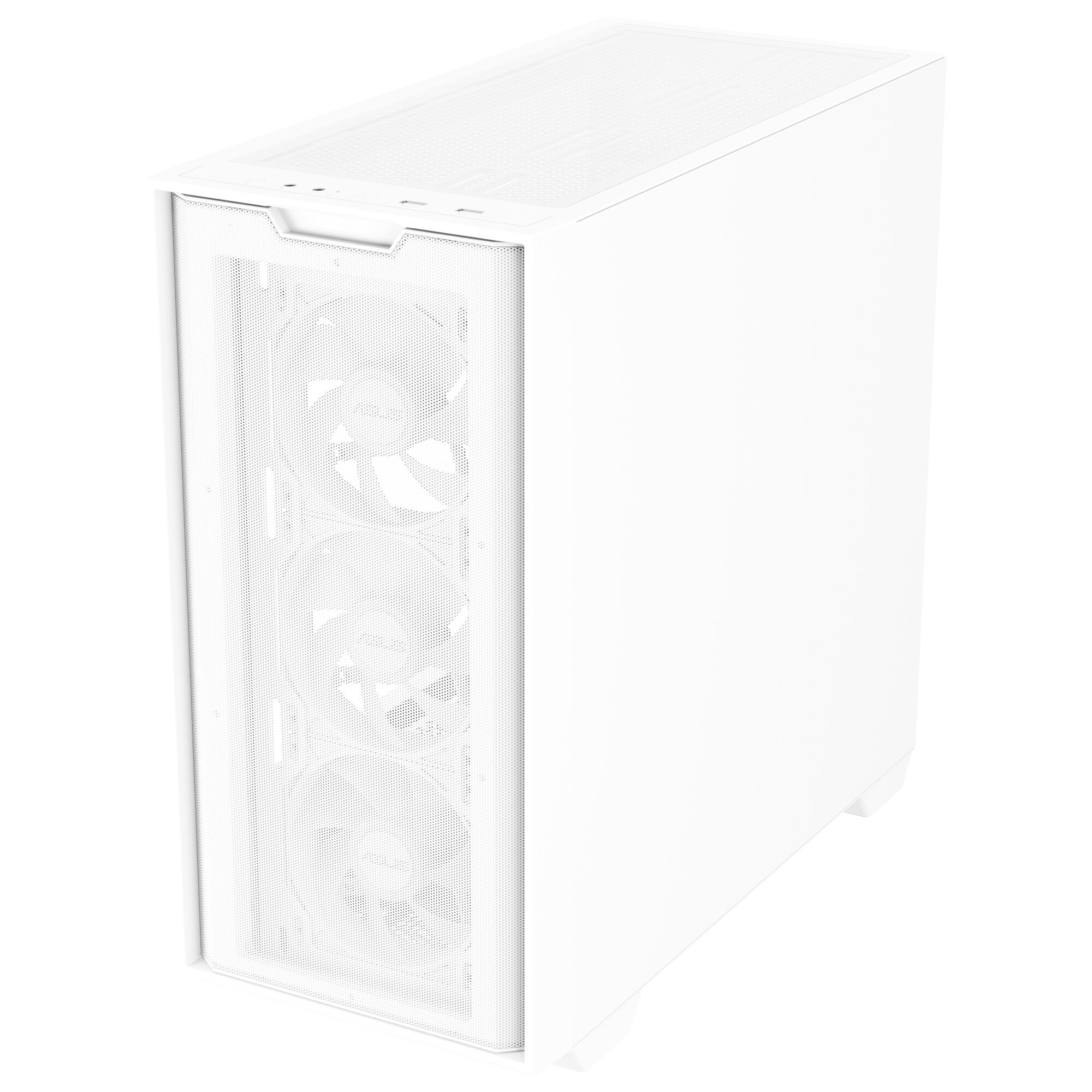 ASUS A21 PLUS case, mini tower, micro-ATX, RGB, tempered glass - white