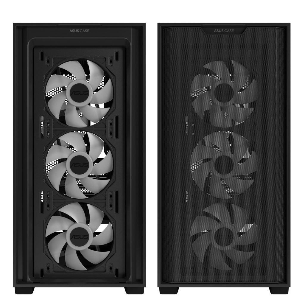 ASUS A21 PLUS case, Mini Tower, Micro-ATX, RGB, Tempered Glass - black