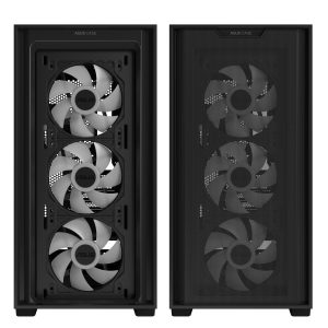 ASUS A21 PLUS case, Mini Tower, Micro-ATX, RGB, Tempered Glass - black