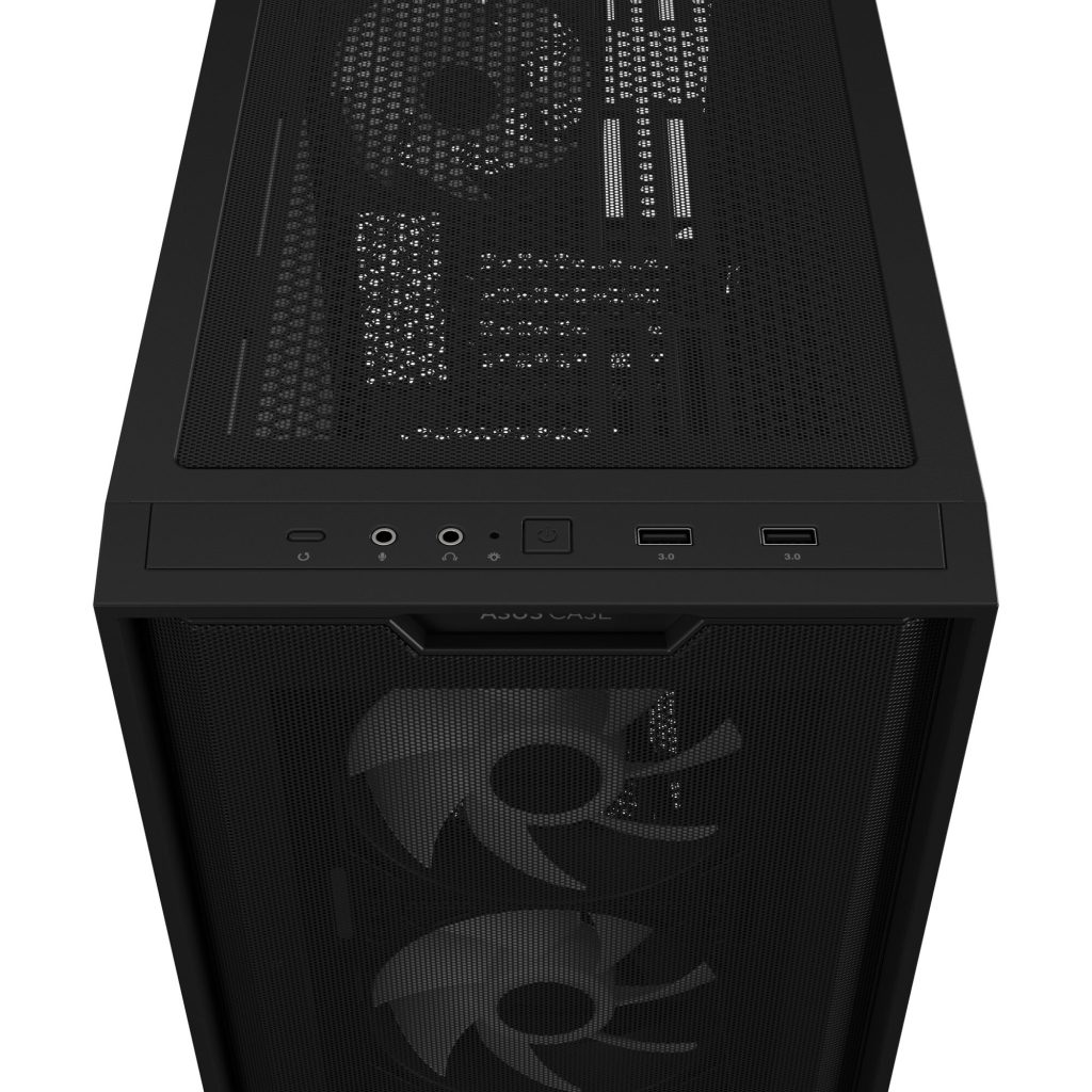 ASUS A21 PLUS case, Mini Tower, Micro-ATX, RGB, Tempered Glass - black