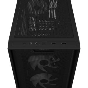 ASUS A21 PLUS case, Mini Tower, Micro-ATX, RGB, Tempered Glass - black