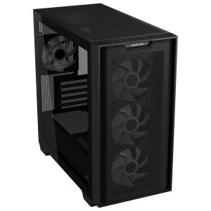 ASUS A21 PLUS case, Mini Tower, Micro-ATX, RGB, Tempered Glass - black