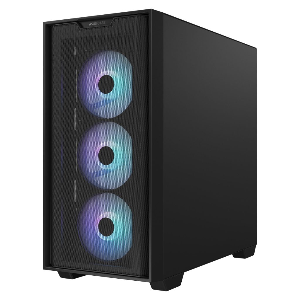 ASUS A21 PLUS case, Mini Tower, Micro-ATX, RGB, Tempered Glass - black