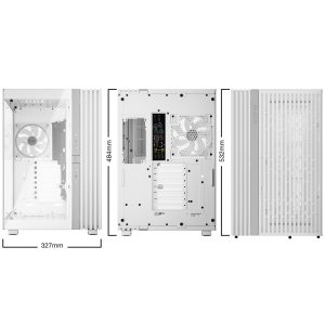 be quiet! Light Base 900 FX Big Tower, Tempered Glass, ARGB - white