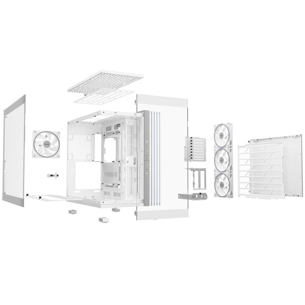 be quiet! Light Base 900 FX Big Tower, Tempered Glass, ARGB - white