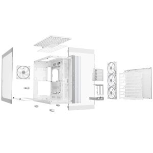 be quiet! Light Base 900 FX Big Tower, Tempered Glass, ARGB - white