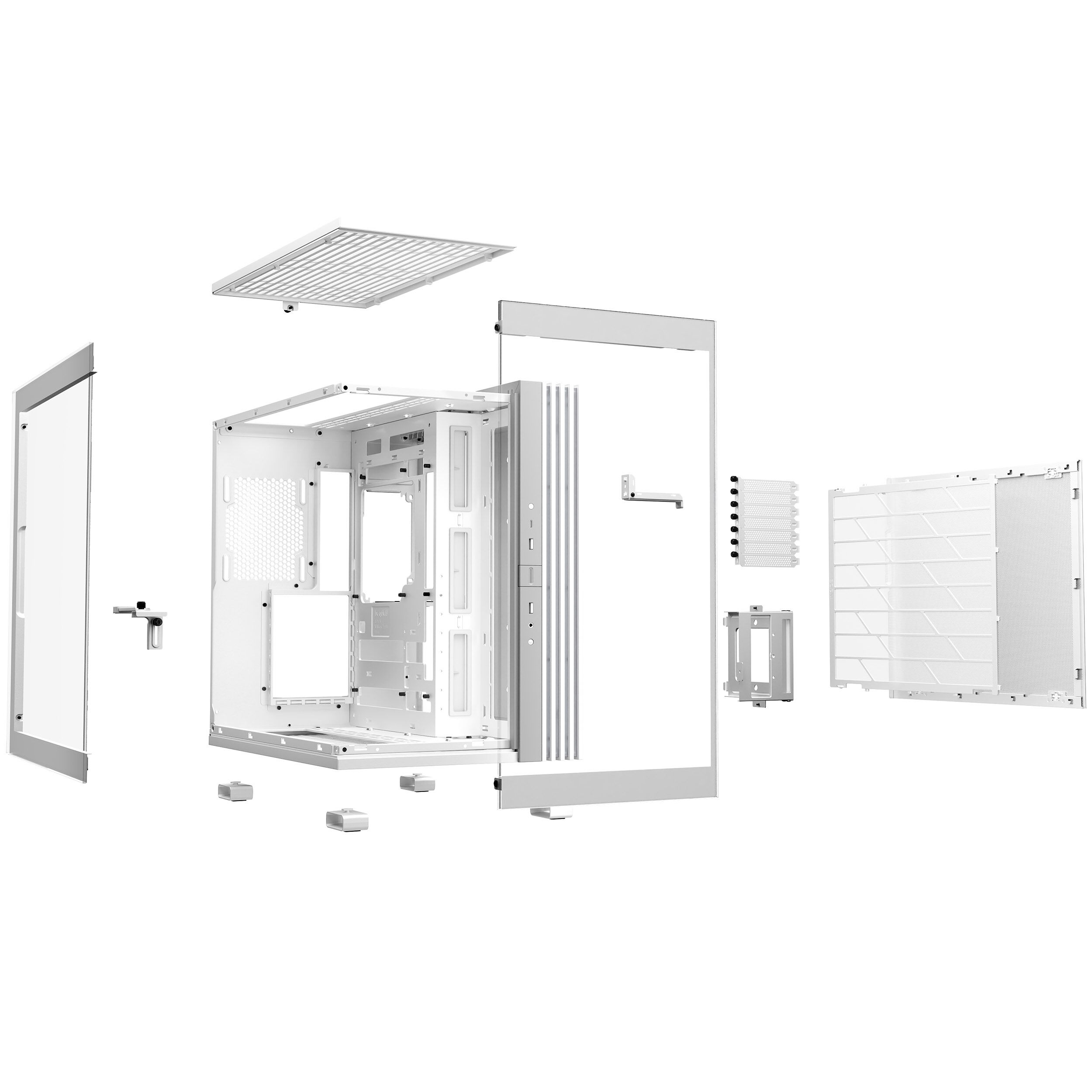 be quiet! Light Base 600 DX Midi Tower, Tempered Glass, ARGB - white : image 8