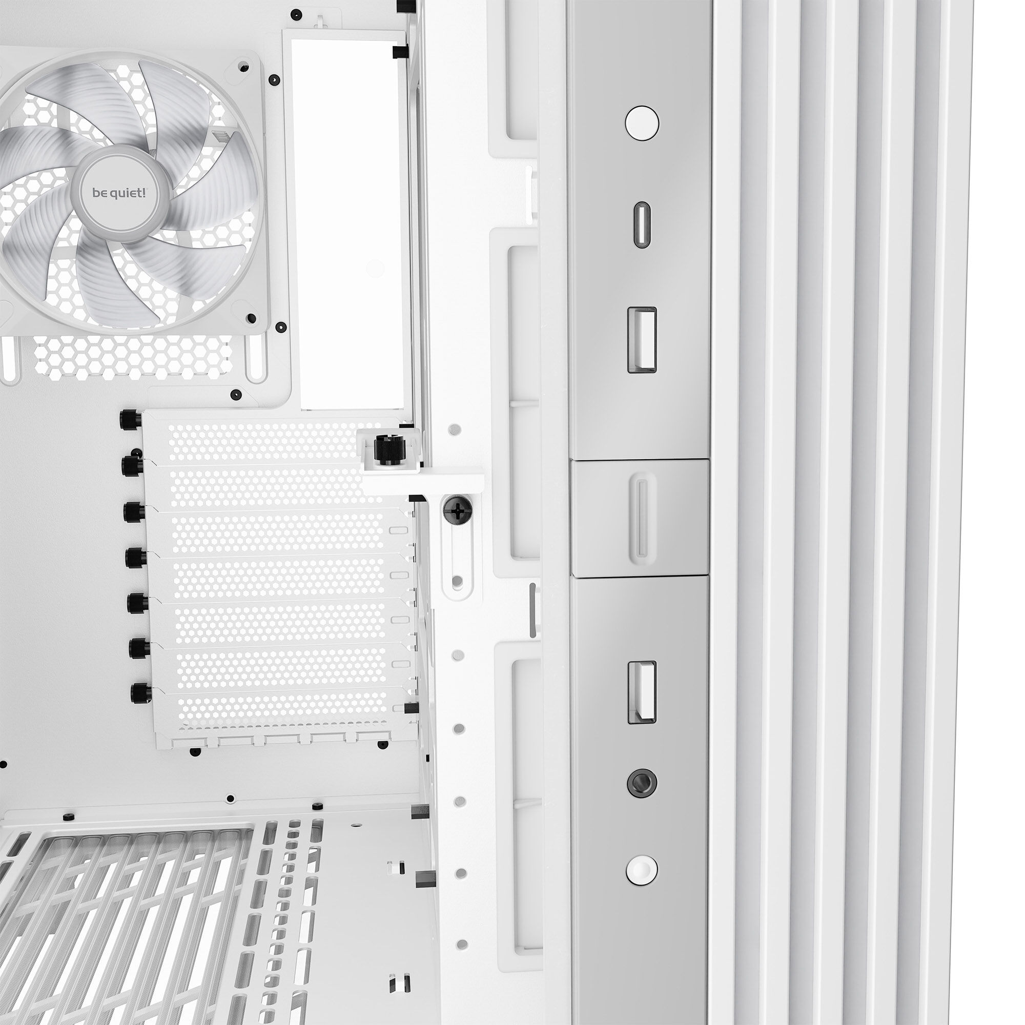 be quiet! Light Base 600 DX Midi Tower, Tempered Glass, ARGB - white : image 6