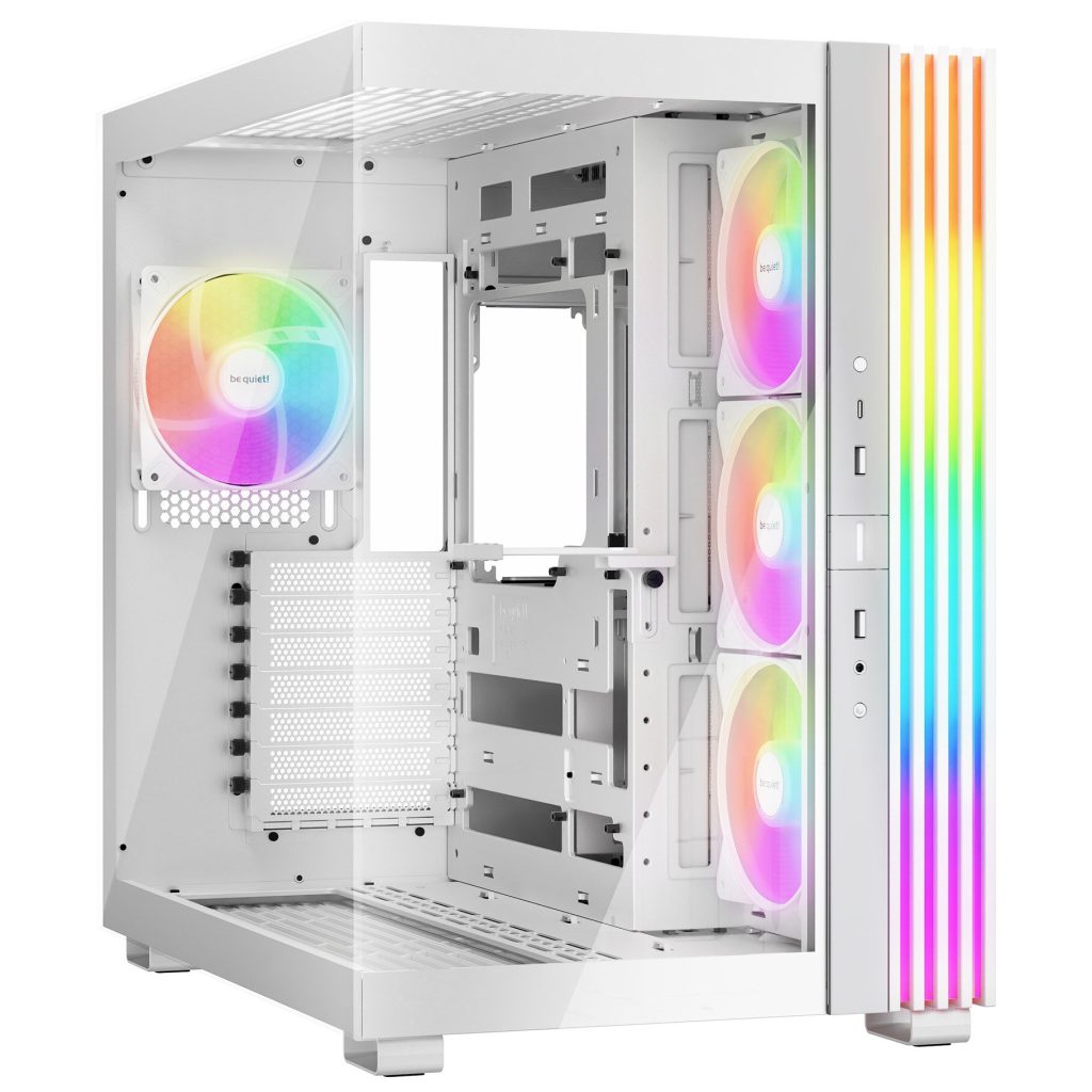 be quiet! Light Base 600 LX Midi-Tower, Tempered Glass, ARGB - white : image 1