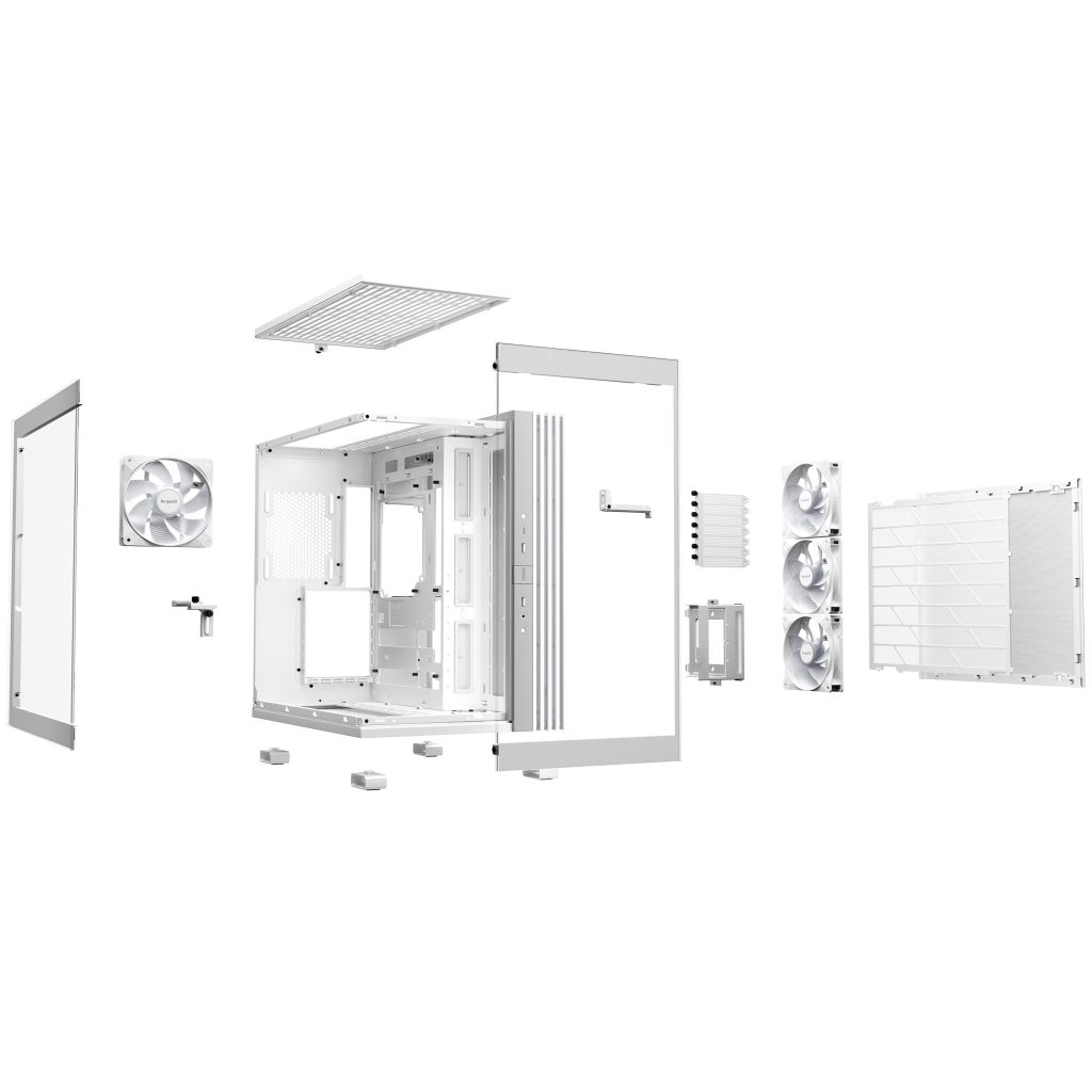 be quiet! Light Base 600 LX Midi-Tower, Tempered Glass, ARGB - white : image 8