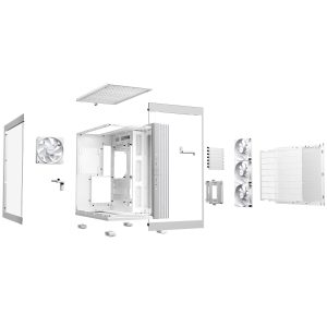 be quiet! Light Base 600 LX Midi-Tower, Tempered Glass, ARGB - white : image 8